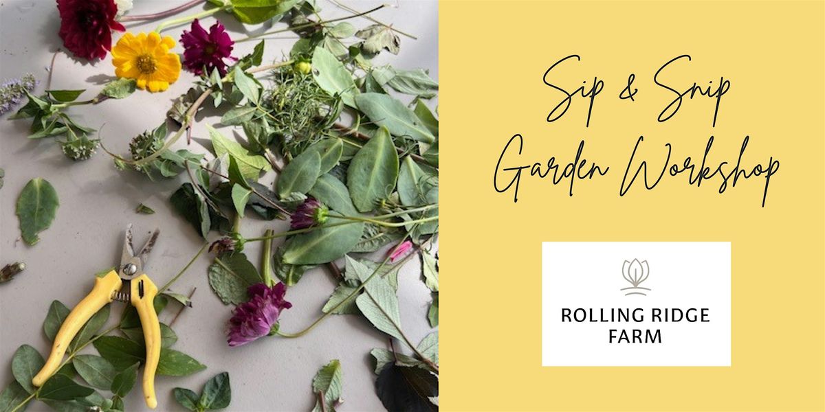 Sip & Snip - Morning in the Garden - Coffee &  DIY Flower Workshop, 24 August | Event in Gaithersburg