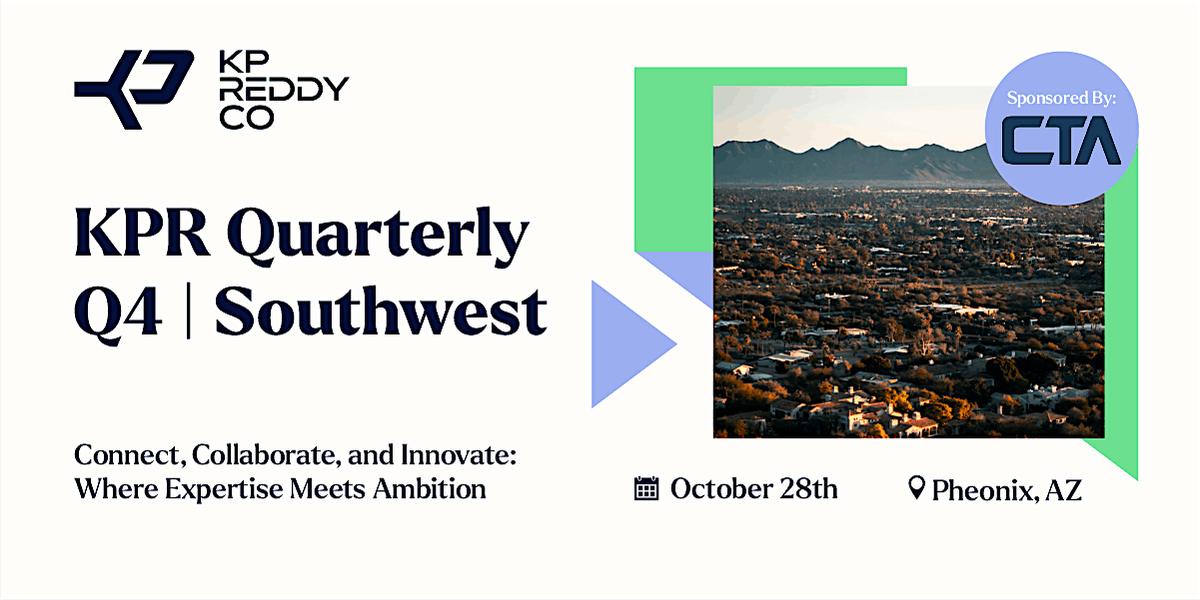 KPR Quarterly Q4 | Southwest, 28 October | Event in Phoenix | AllEvents