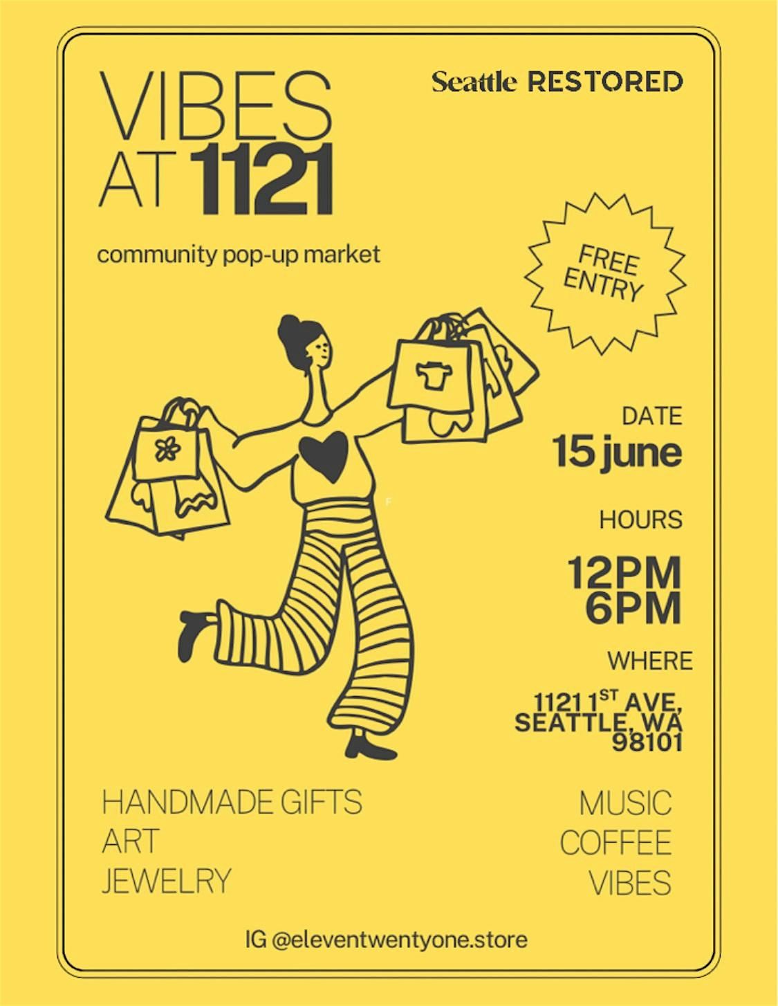 Vibes at 1121, 15 June | Event in Seattle | AllEvents