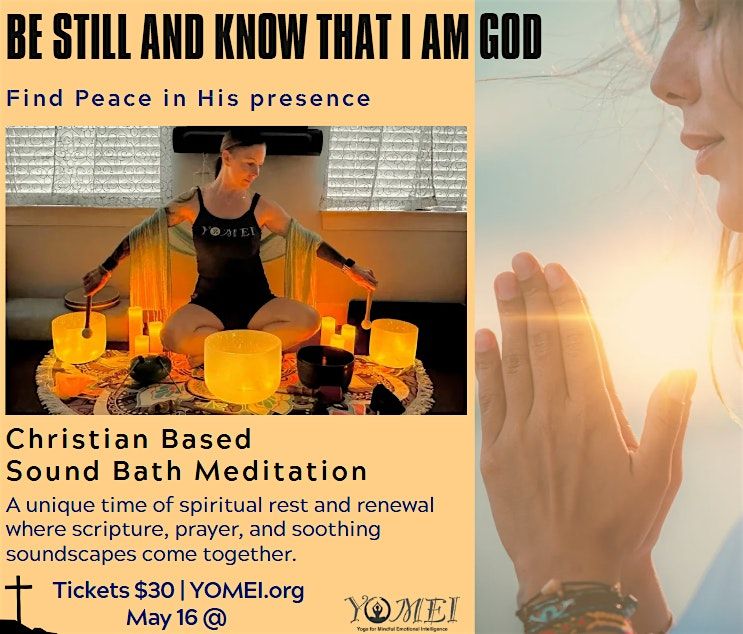 Faith Based Sound Bath - Be Still and Know..., 18 May | Event in Alexandria | AllEvents