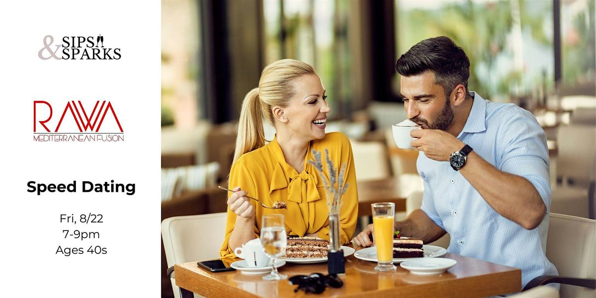 Forties & Flourishing | Speed Dating in New Haven, CT at RAWA, 22 August | Event in New Haven | AllEvents