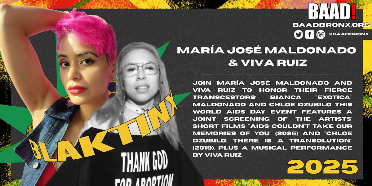 María José Maldonado & Viva Ruiz: World AIDS Day Tribute, 30 November | Event in The Bronx | AllEvents