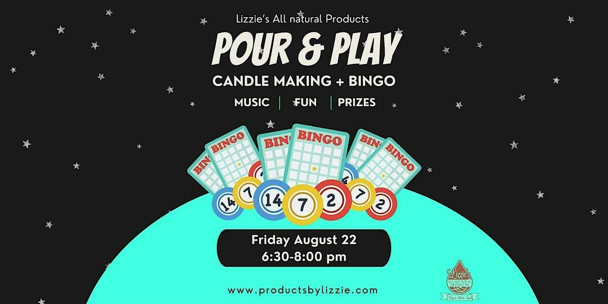 Pour & Play: Candle Making + Bingo, 22 August | Event in Winston-Salem | AllEvents