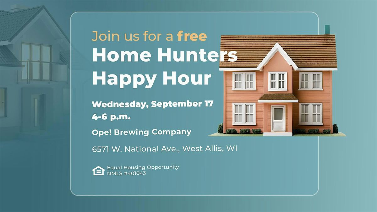 Home Hunters Happy Hour, 17 September | Event in West Allis | AllEvents