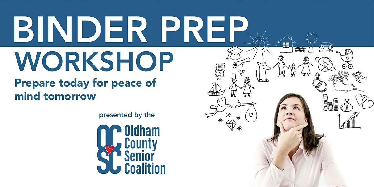 Oldham County Senior Coalition Binder Prep Workshop, 9 September | Event in La Grange | AllEvents