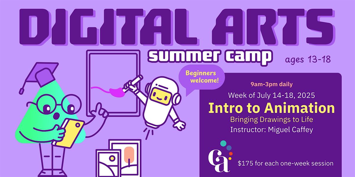 Intro to Animation: Bringing Drawings to Life  (July 14-18, 9 AM to 3 PM), 14 July | Event in Kingsport | AllEvents