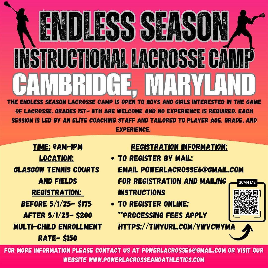 Endless Season Instructional Lacrosse Camp, CAMBRIDGE  Maryland, 28 July | Event in Cambridge | AllEvents