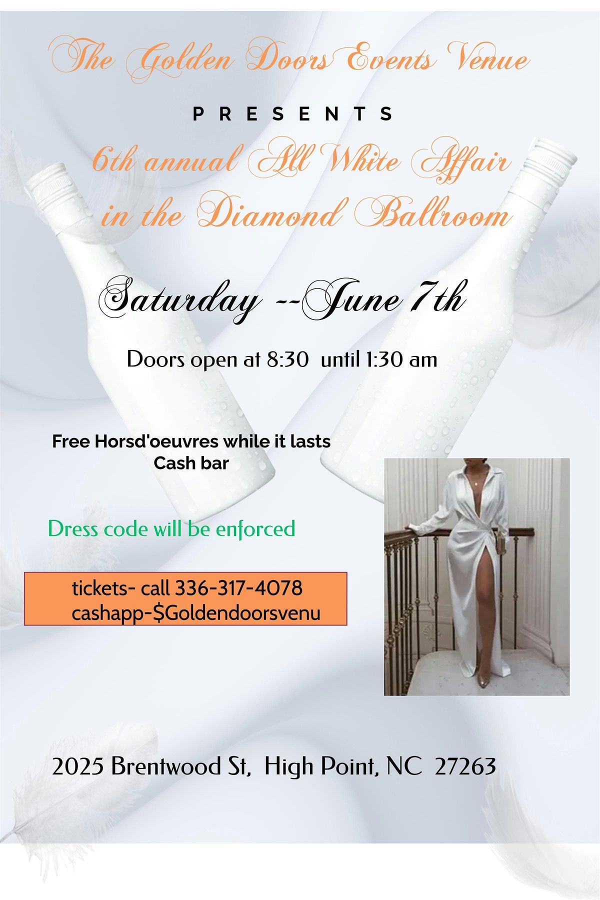 6th Annual White Affair with a hint of Color, 7 June | Event in High Point | AllEvents
