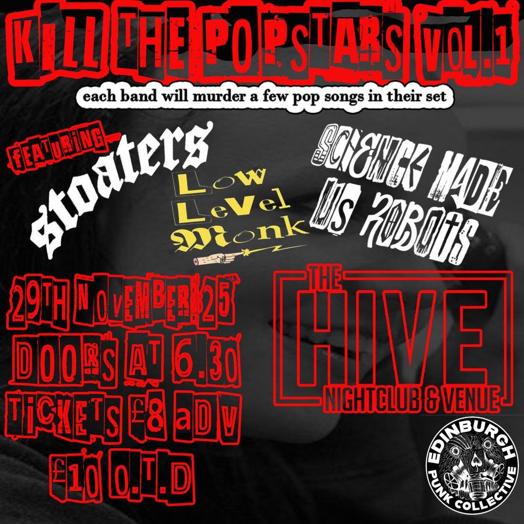 K*ll the popstars vol 1, 29 November | Event in Edinburgh | AllEvents