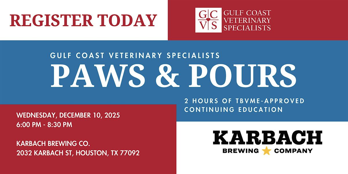 Paws & Pours, 10 December | Event in Houston | AllEvents