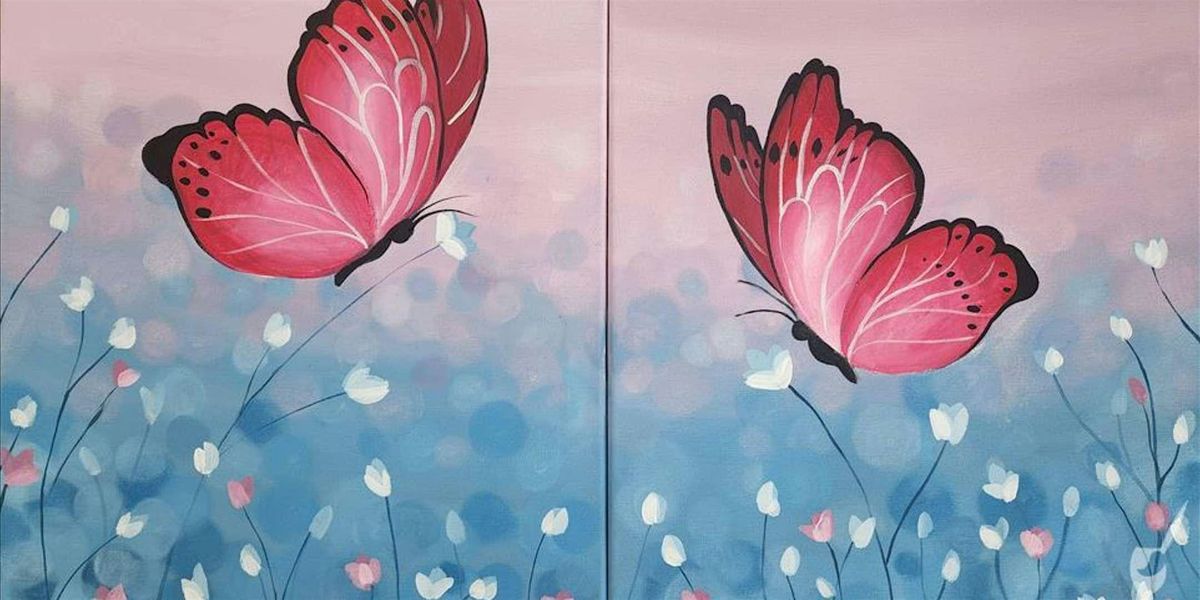 Floating Like a Butterfly - Paint and Sip by Classpop!™, 19 July | Event in Houston | AllEvents