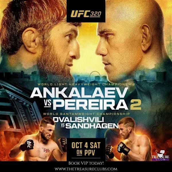 UFC320 at The Treasure Club, 4 October | Event in Myrtle Beach | AllEvents