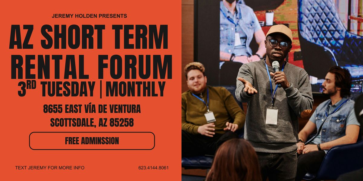 Short Term Rental Forum  - AZ / PHX, 20 May | Event in Scottsdale | AllEvents