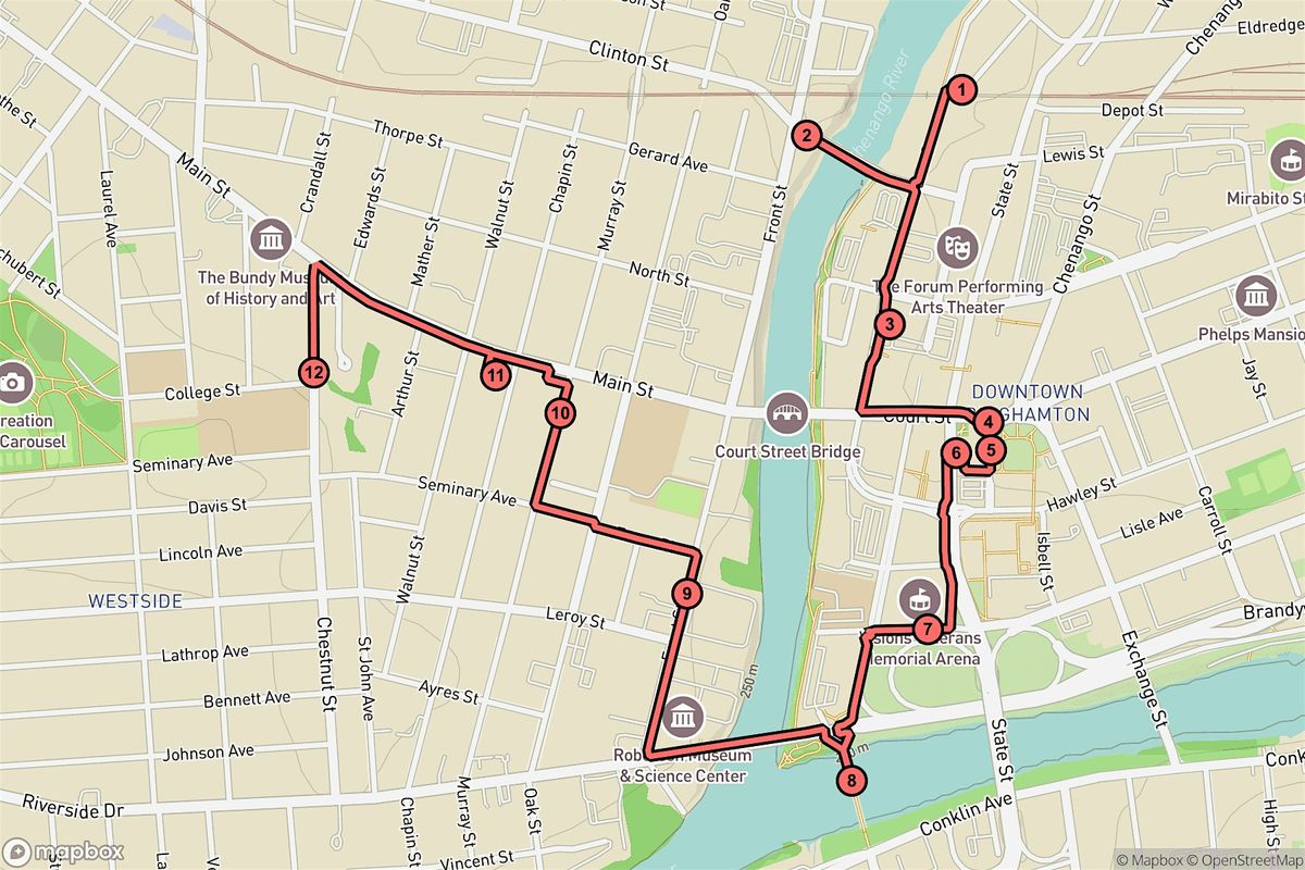 Binghamton Audio Tour: Echoes of Legacy from Forum to Parabolic Bridge | Event in Binghamton | AllEvents
