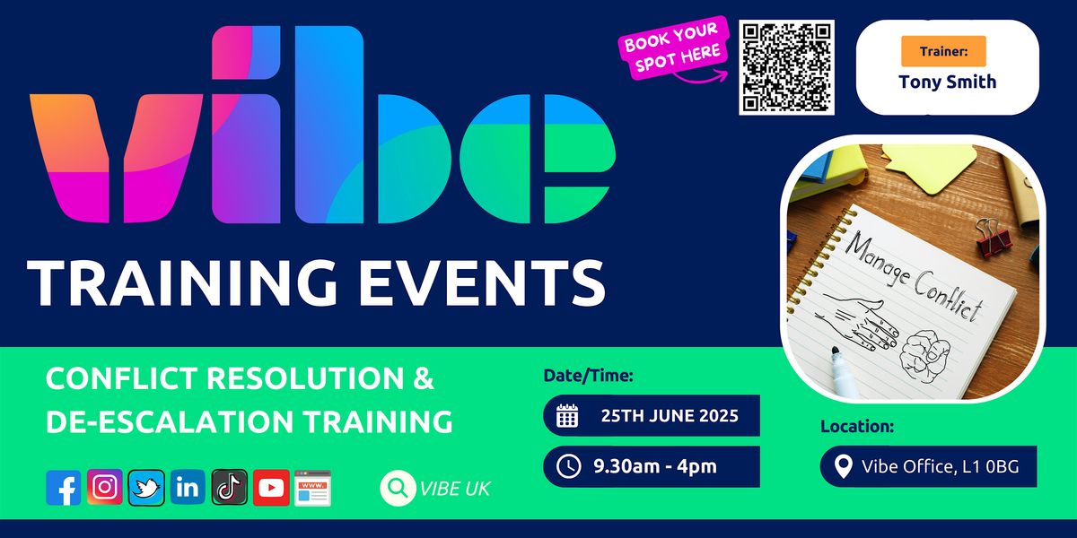 Conflict Resolution & De-Escalation Training, 25 June | Event in Liverpool | AllEvents