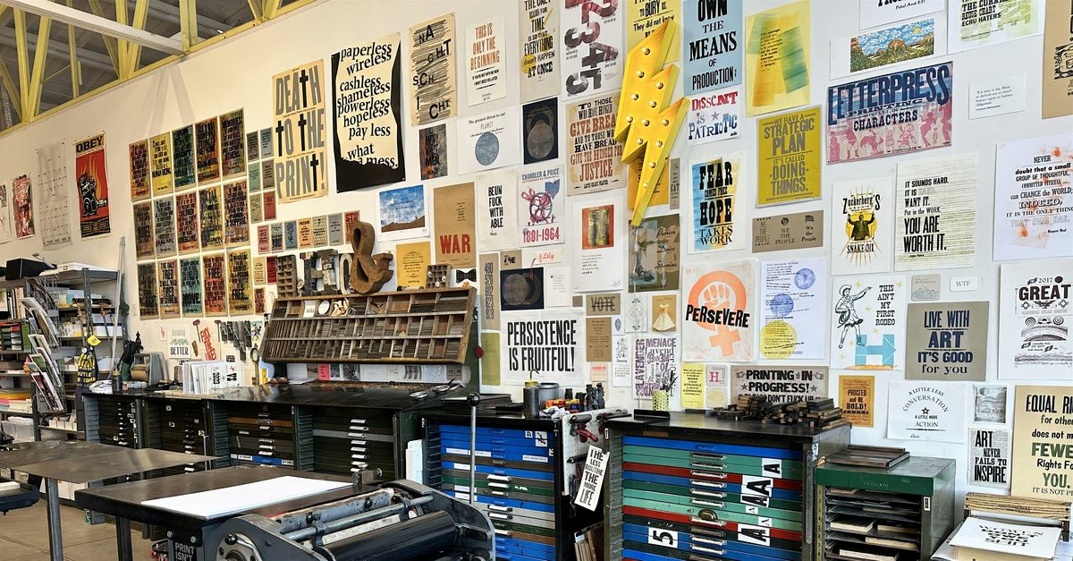 Letterpress Workshop June 28, 28 June | Event in Phoenix | AllEvents
