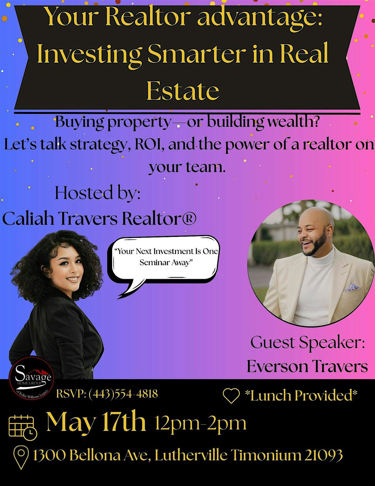 Your Realtor Advantage: Investing Smarter in Real Estate, 17 May | Event in Timonium | AllEvents
