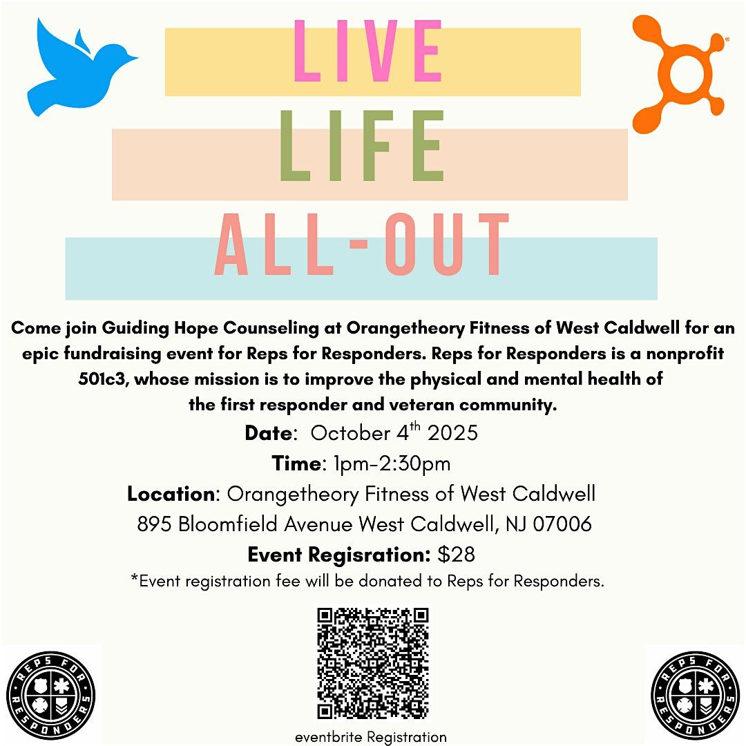 Live life ALL-OUT, 4 October | Event in West Caldwell | AllEvents