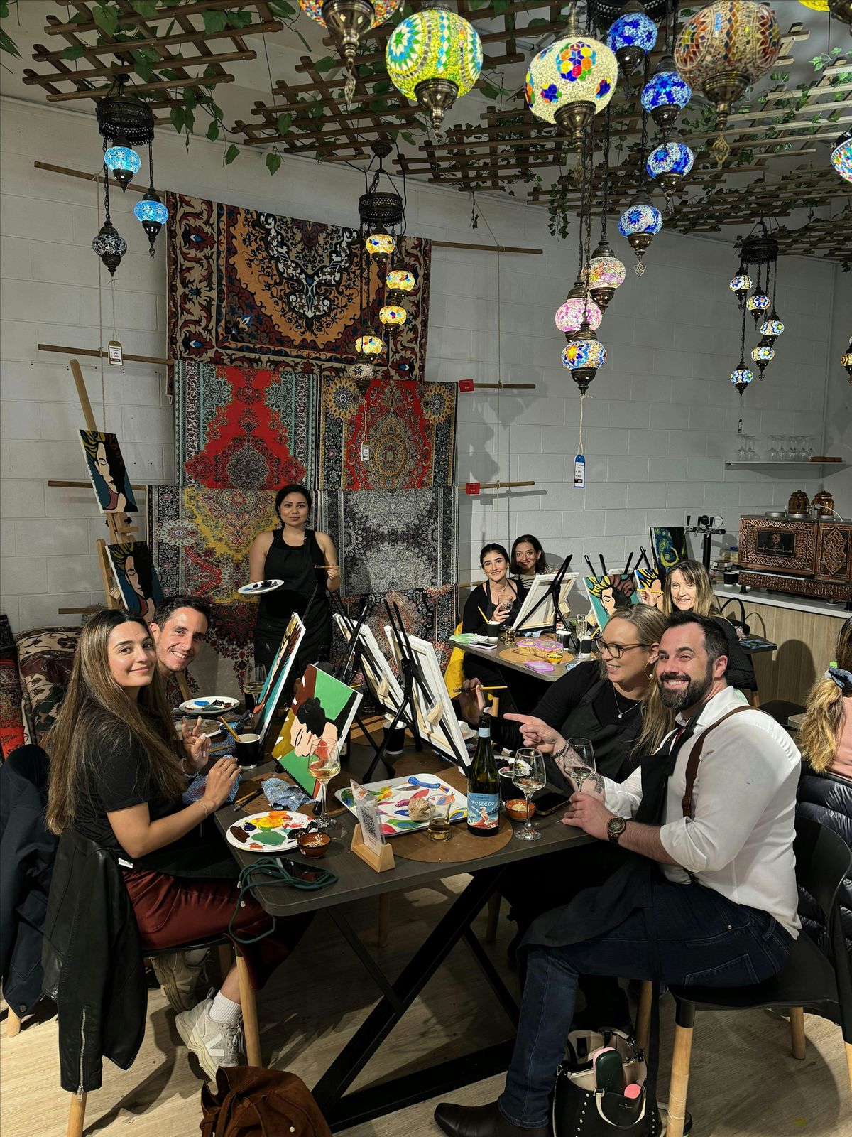 Paint and Sip Classes Melbourne : Acrylic Art, Canvas & Wine Fun | Event in Melbourne | AllEvents