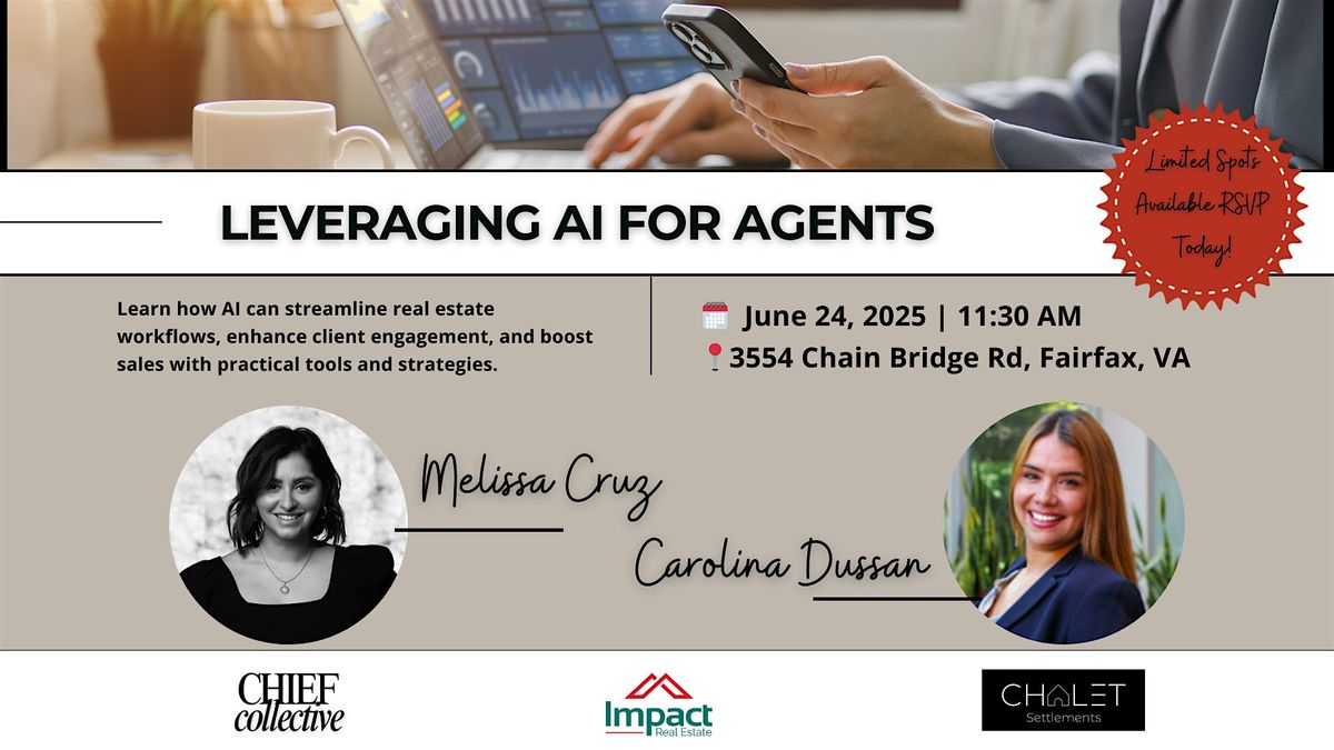 Leveraging AI for Agents, 24 June | Event in Fairfax | AllEvents