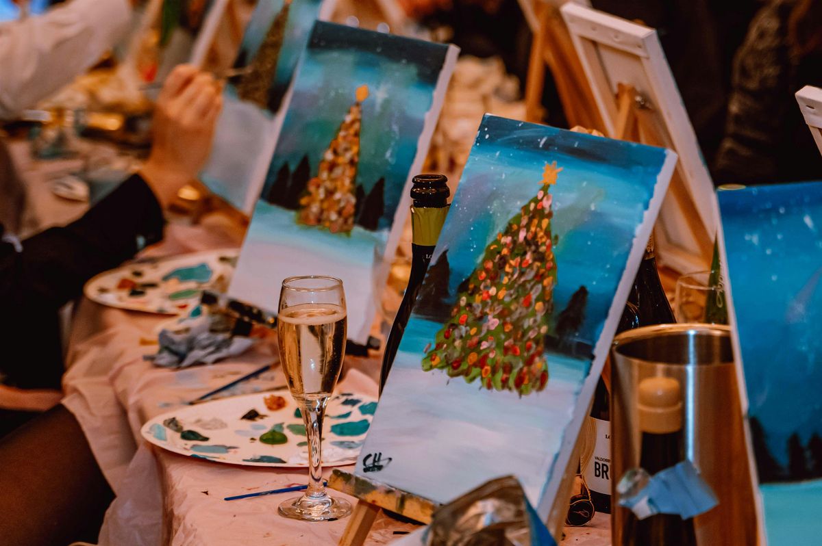 Paint & Pinot: Christmas Edition, 1 December | Event in Park Gate | AllEvents