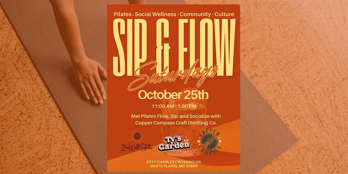 Sip & Flow Saturdays at Copper Compass Craft Distillery, 25 October | Event in Waldorf | AllEvents