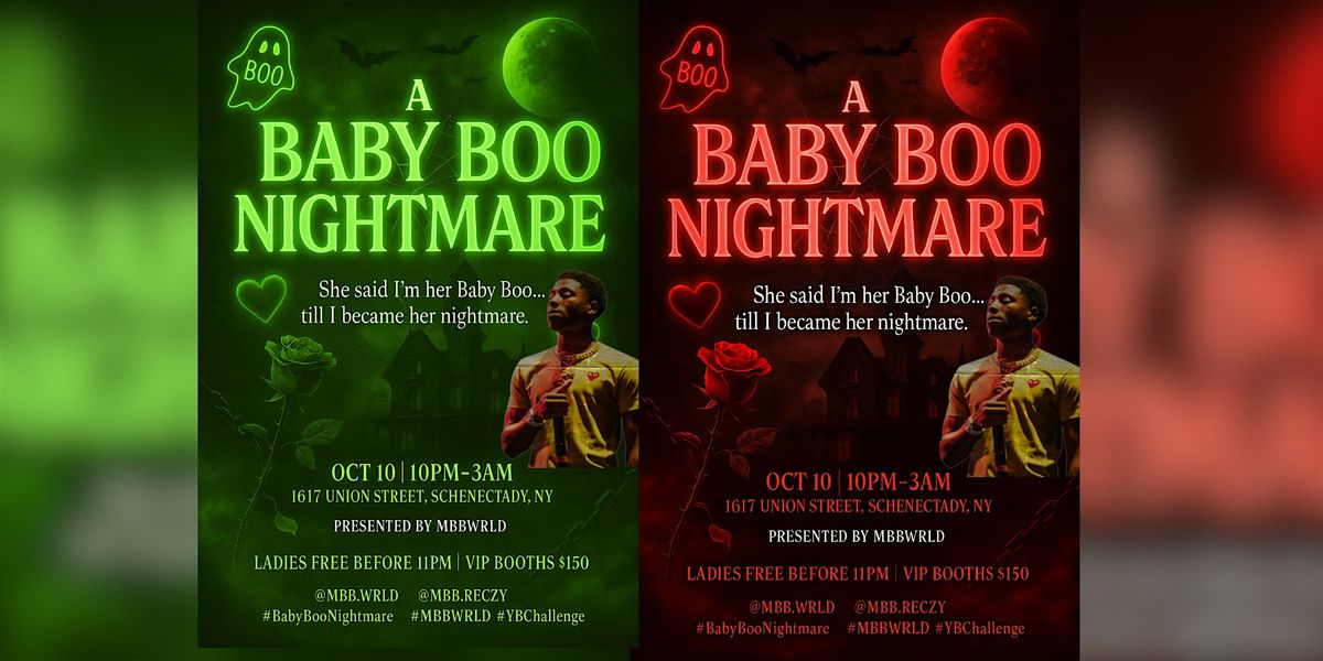 A BABY BOO NIGHTMARE, 10 October | Event in Schenectady | AllEvents