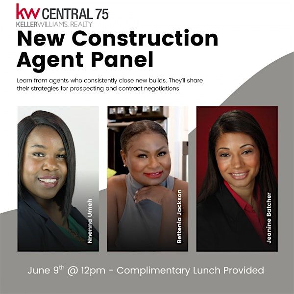 New Construction  Agent Panel, 9 June | Event in Richardson | AllEvents