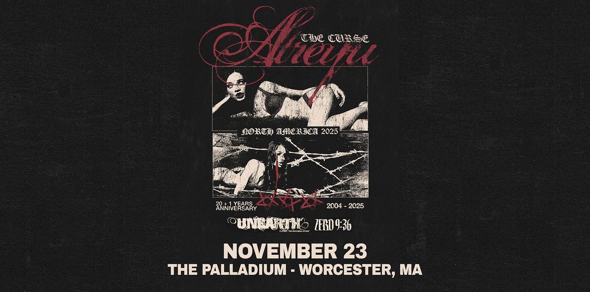 Atreyu with Unearth and Zero 9:36, 27 November | Event in Toronto | AllEvents