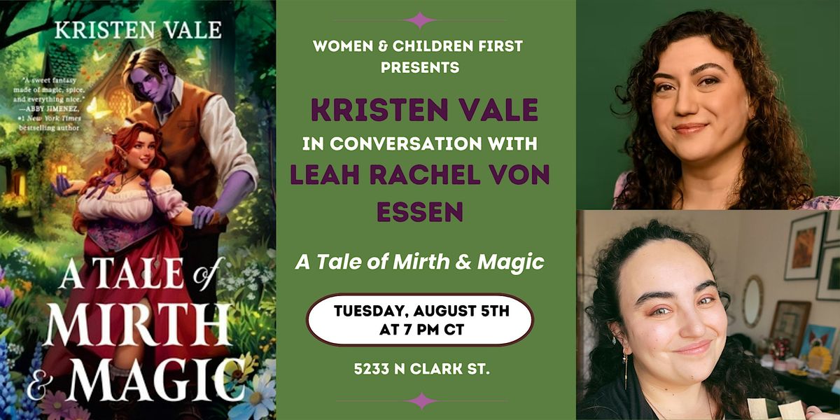 A Tale of Mirth & Magic by Kristen Vale Book Launch, 5 August | Event in Chicago | AllEvents