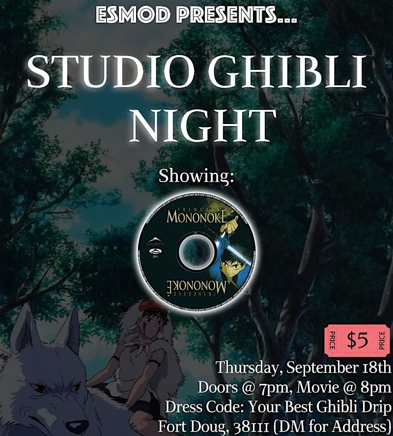 Studio Ghibli Night #3, 18 September | Event in Memphis | AllEvents