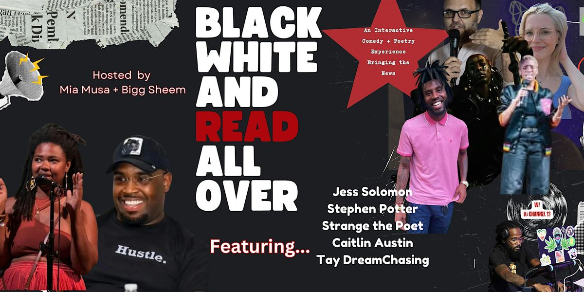 Black, White and READ All Over: An Interactive Comedy + Poetry Experience, 30 May | Event in Baltimore | AllEvents