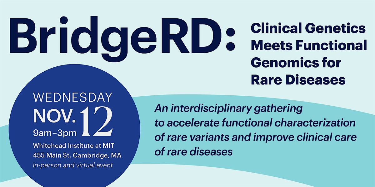 BridgeRD: Clinical Genetics Meets Functional Genomics for Rare Diseases, 12 November | Event in Cambridge