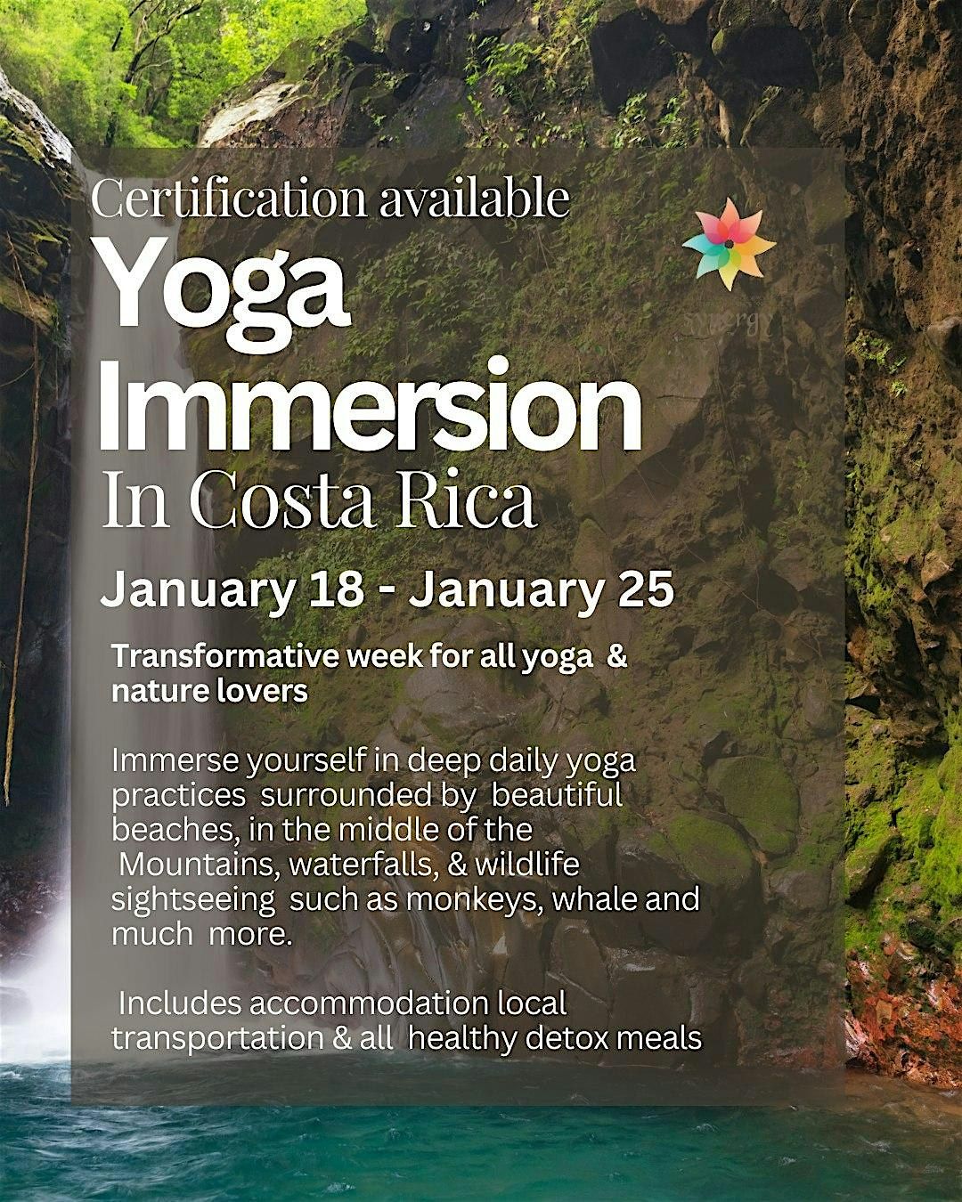 Yoga Immersion in Costa Rica- Certification available