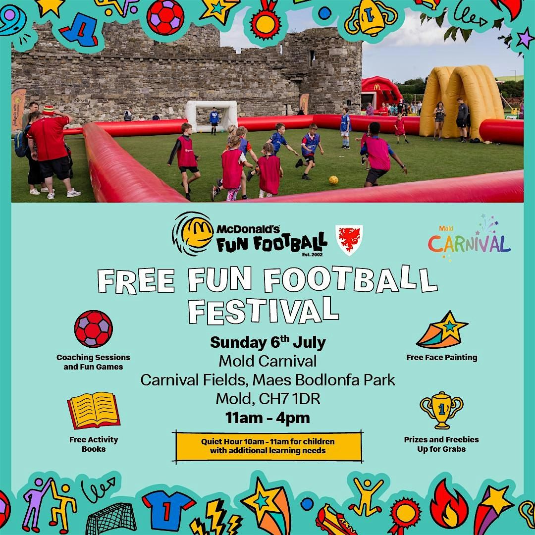 FAW McDonald's Free Fun Football Festival, 6 July | Event in Mold | AllEvents