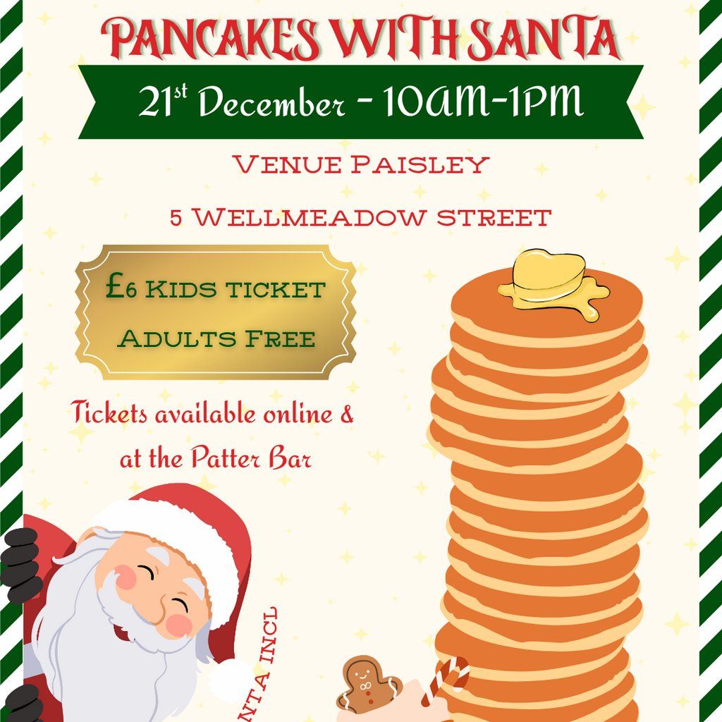 Pancakes with Santa, 21 December | Event in Glasgow | AllEvents