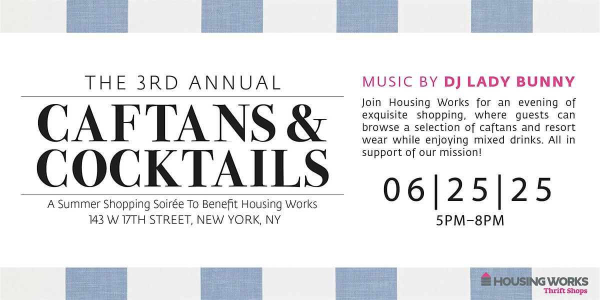 Caftans  & Cocktails, 25 June | Event in New York | AllEvents