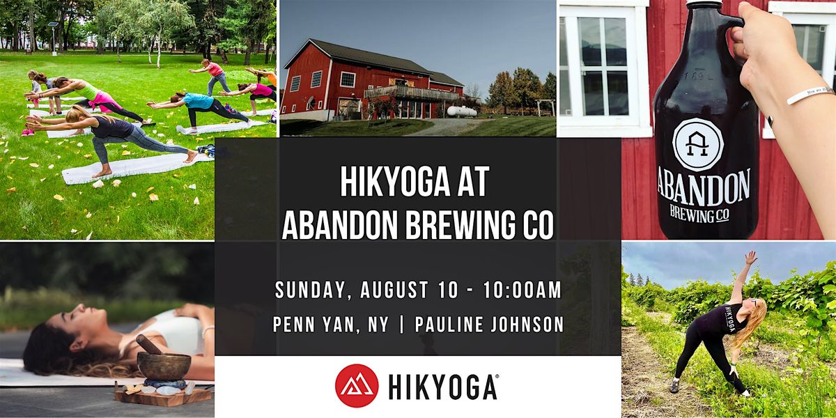 Hikyoga at Abandon Brewing with Pauline, 10 August | Event in Penn Yan | AllEvents