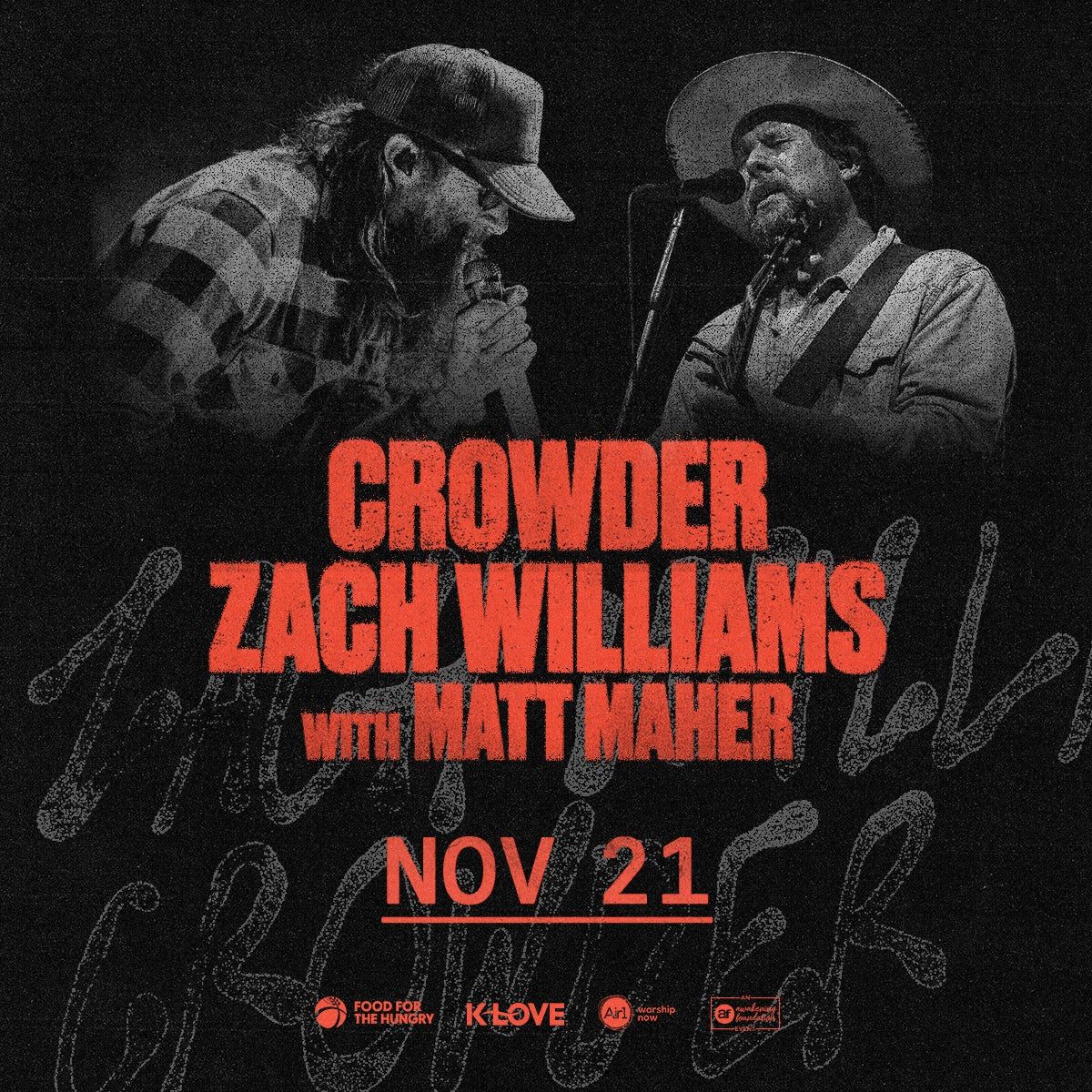 Zach Williams & Crowder, 13 November | Event in Pikeville | AllEvents