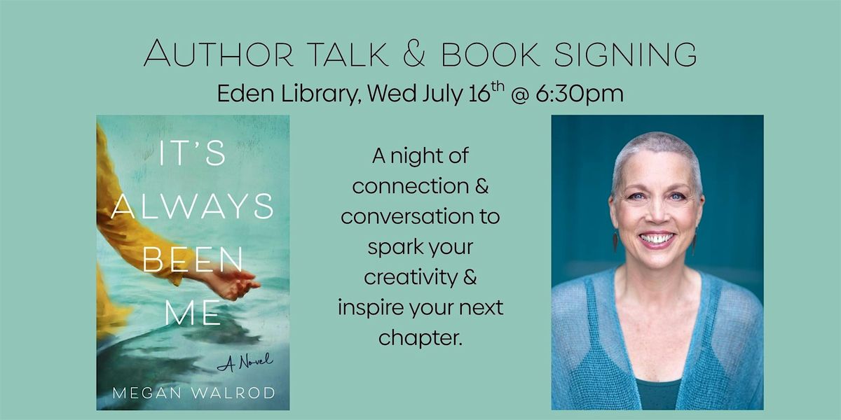 Author Event at Eden Library, 16 July | Event in Eden | AllEvents