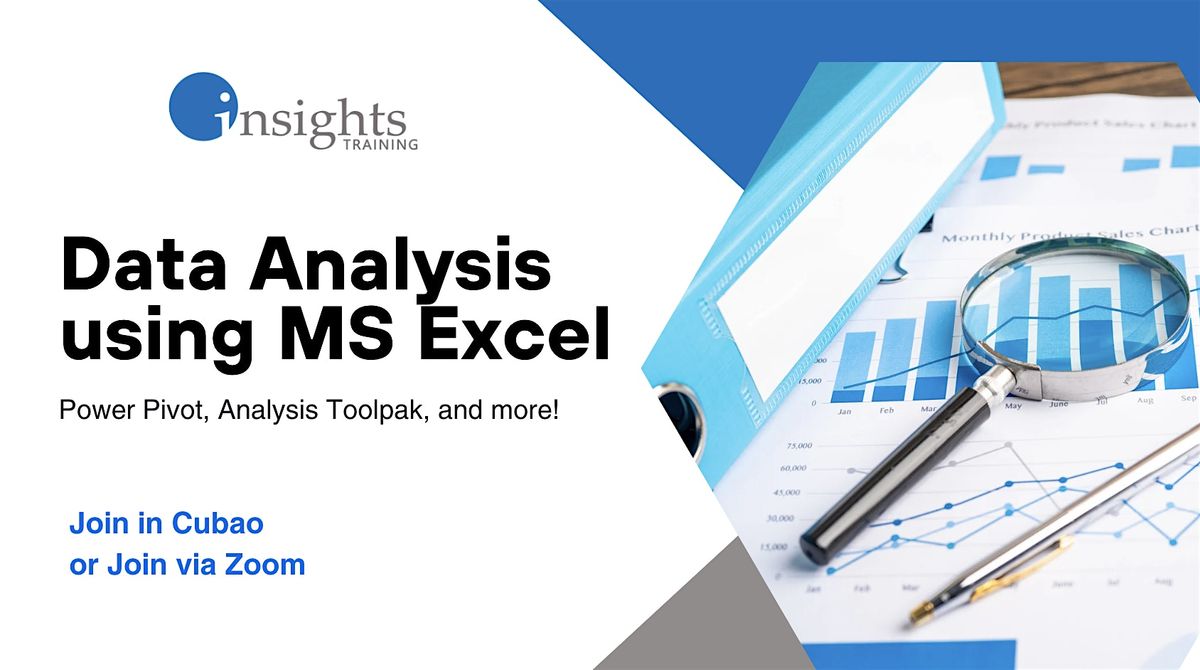 Data Analysis using MS Excel, 13 June | Event in Mandaluyong City | AllEvents