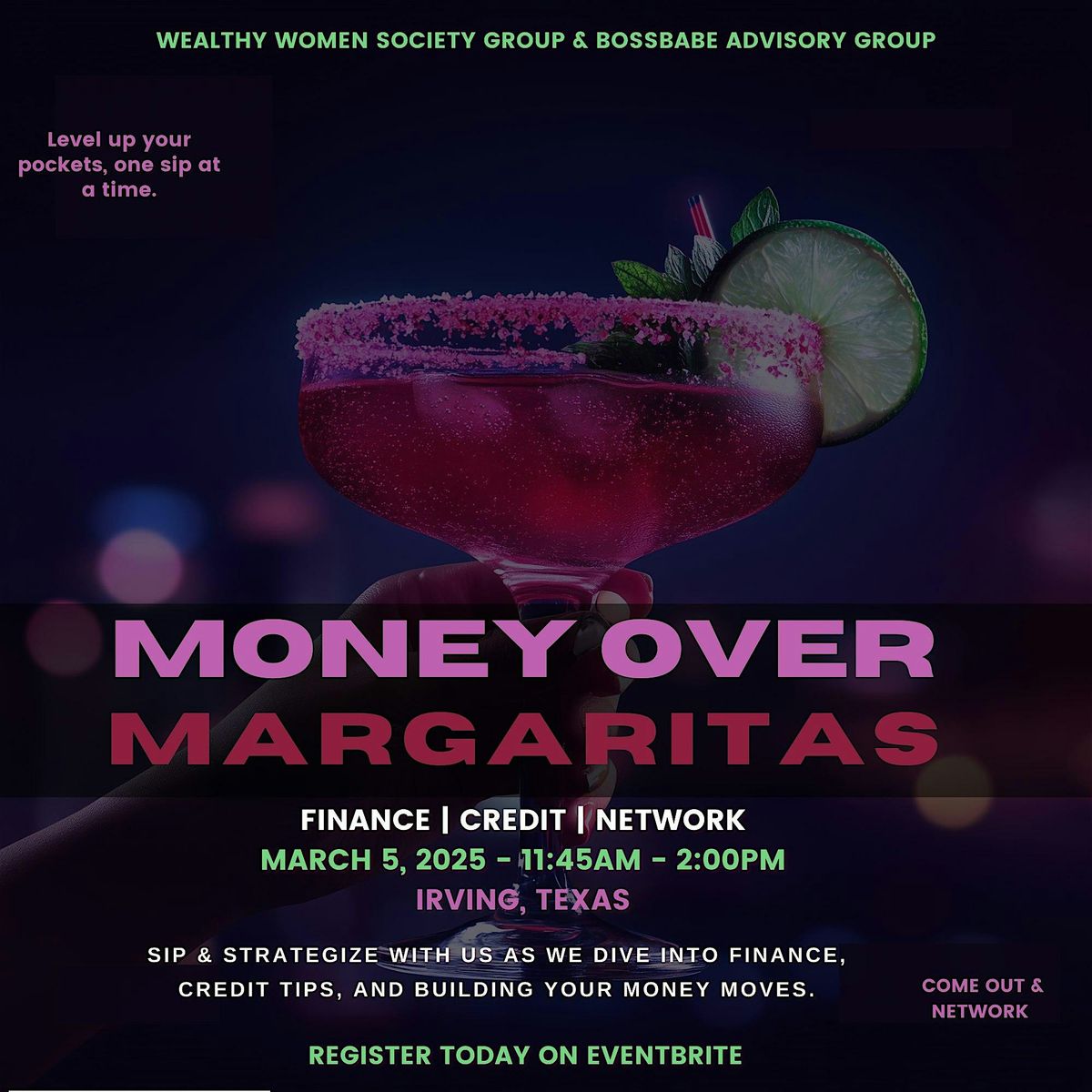 Money Over Margaritas | Event in Irving | AllEvents