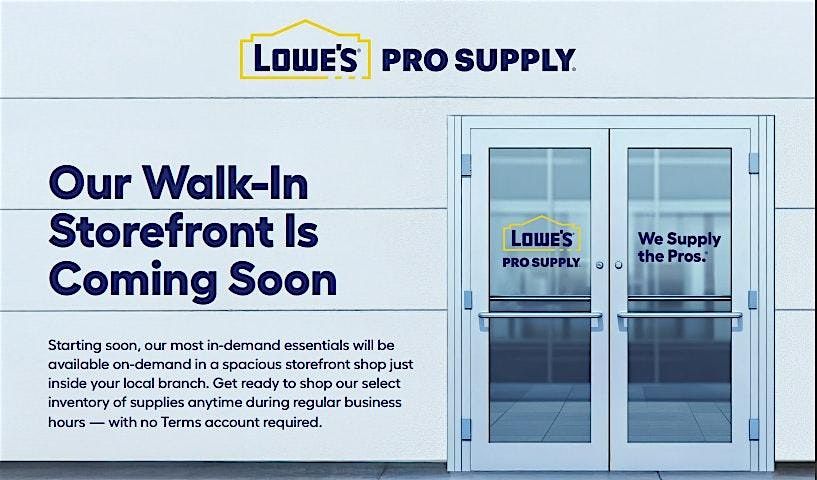 Lowe’s pro supply storefront- Laurel | Event in Laurel | AllEvents