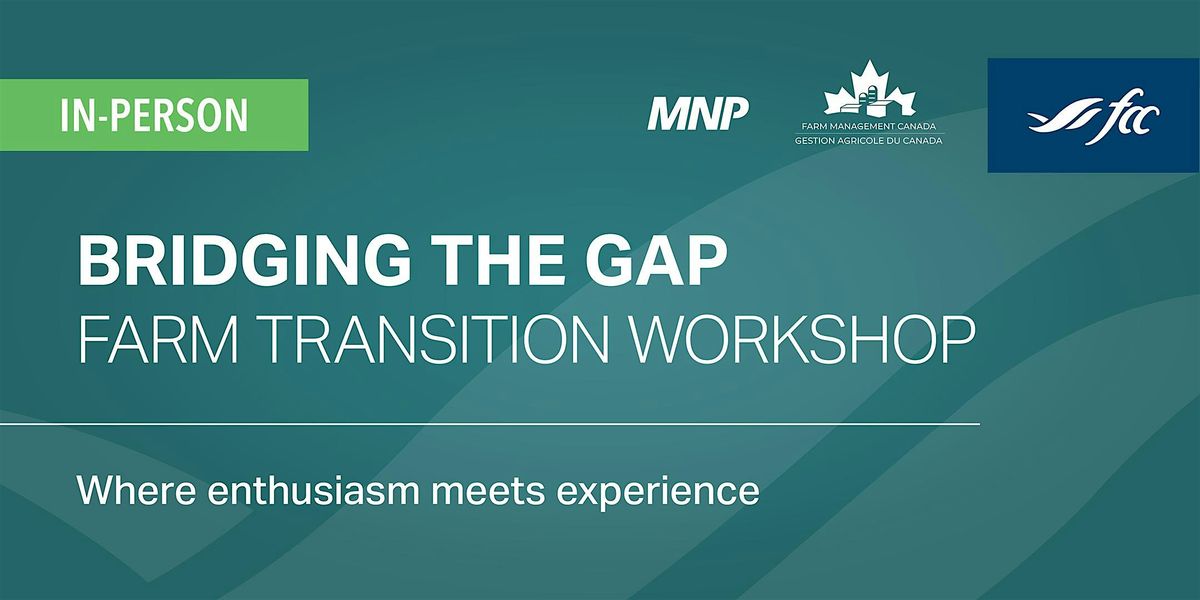 Bridging the Gap Farm Transition Workshop - Morden, 19 March | Event in Morden | AllEvents