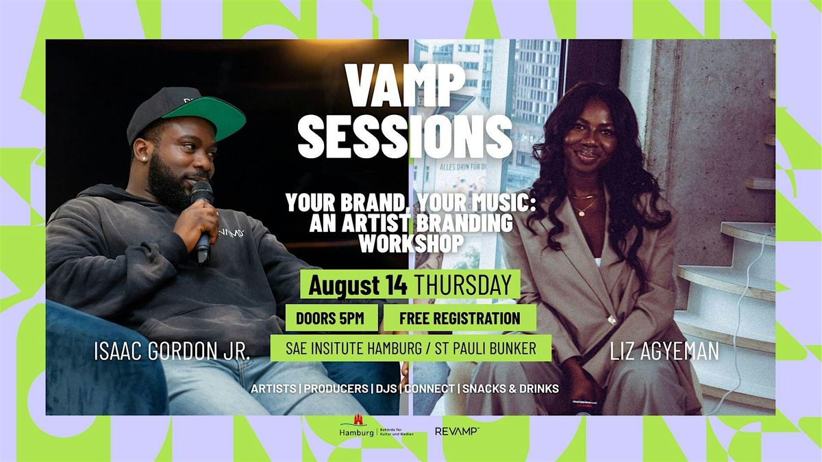 Vamp Session - Your Brand, Your Music: Artist Branding Workshop, 14 August | Event in Hamburg | AllEvents