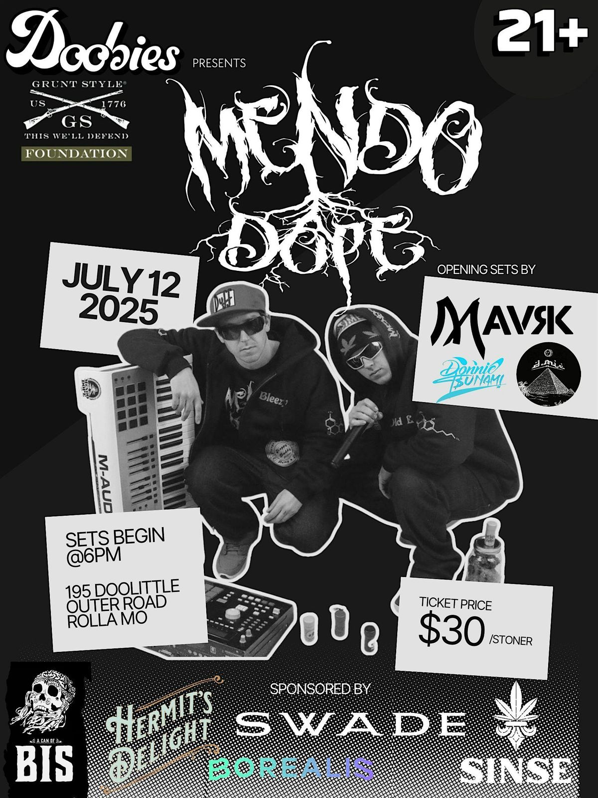 Doobies Summer Sesh, 12 July | Event in Rolla | AllEvents