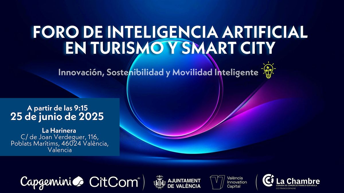 Foro de Inteligencia Artificial en Turismo y Smart City | Event in València | AllEvents