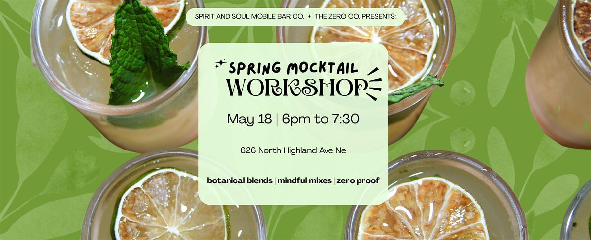 Spring Mocktail Workshop, 18 May | Event in Atlanta | AllEvents