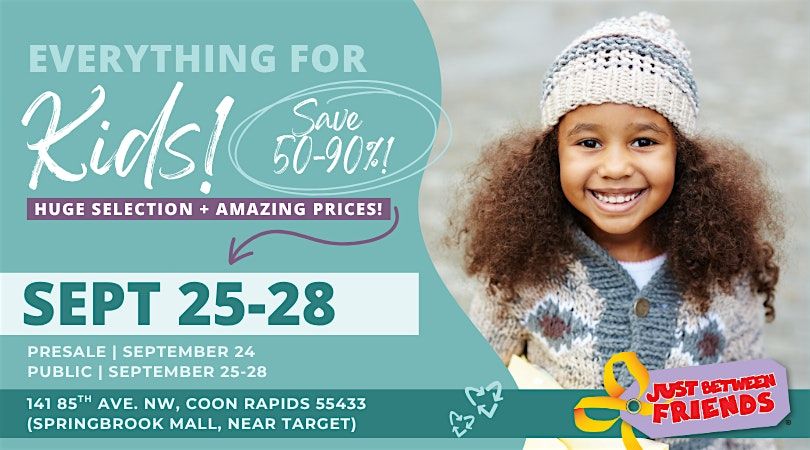 Kids' Huge Pop-Up Sale in Coon Rapids - Fall Tickets, 25 September | Event in Coon Rapids | AllEvents