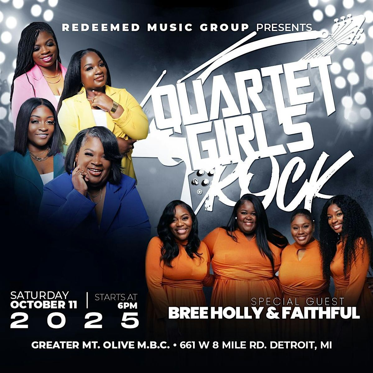 Quartet Girls Rock 2025, 11 October | Event in Detroit | AllEvents